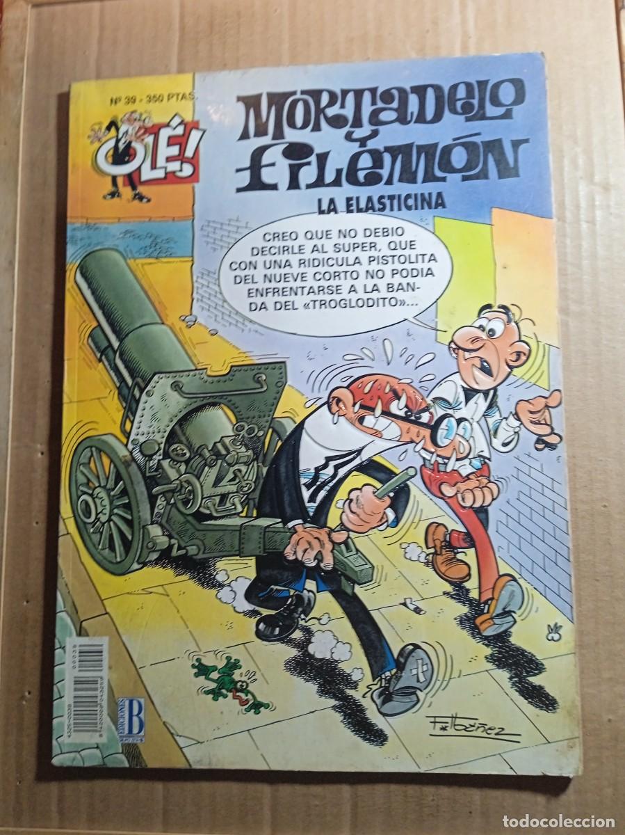 Tebeos: TEBEO DE OLE MORTADELO Y FILEMON EN LA ELASTICINA DEL A&Ntilde;O 1993 N&ordm; 39