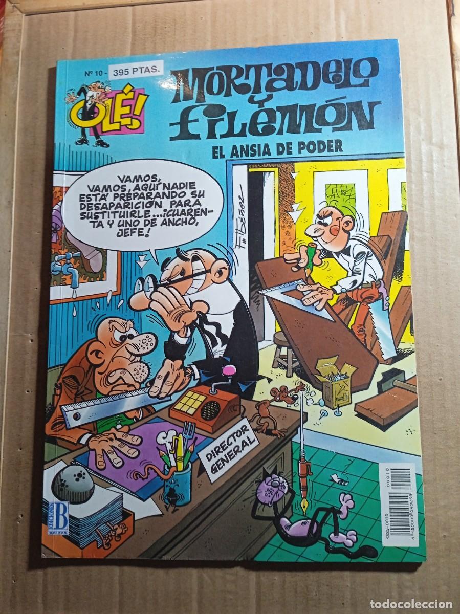Livros de Banda Desenhada: TEBEO DE OLE MORTADELO Y FILEMON EN ANSIA DE PODER DEL A&Ntilde;O 1993 N&ordm; 10