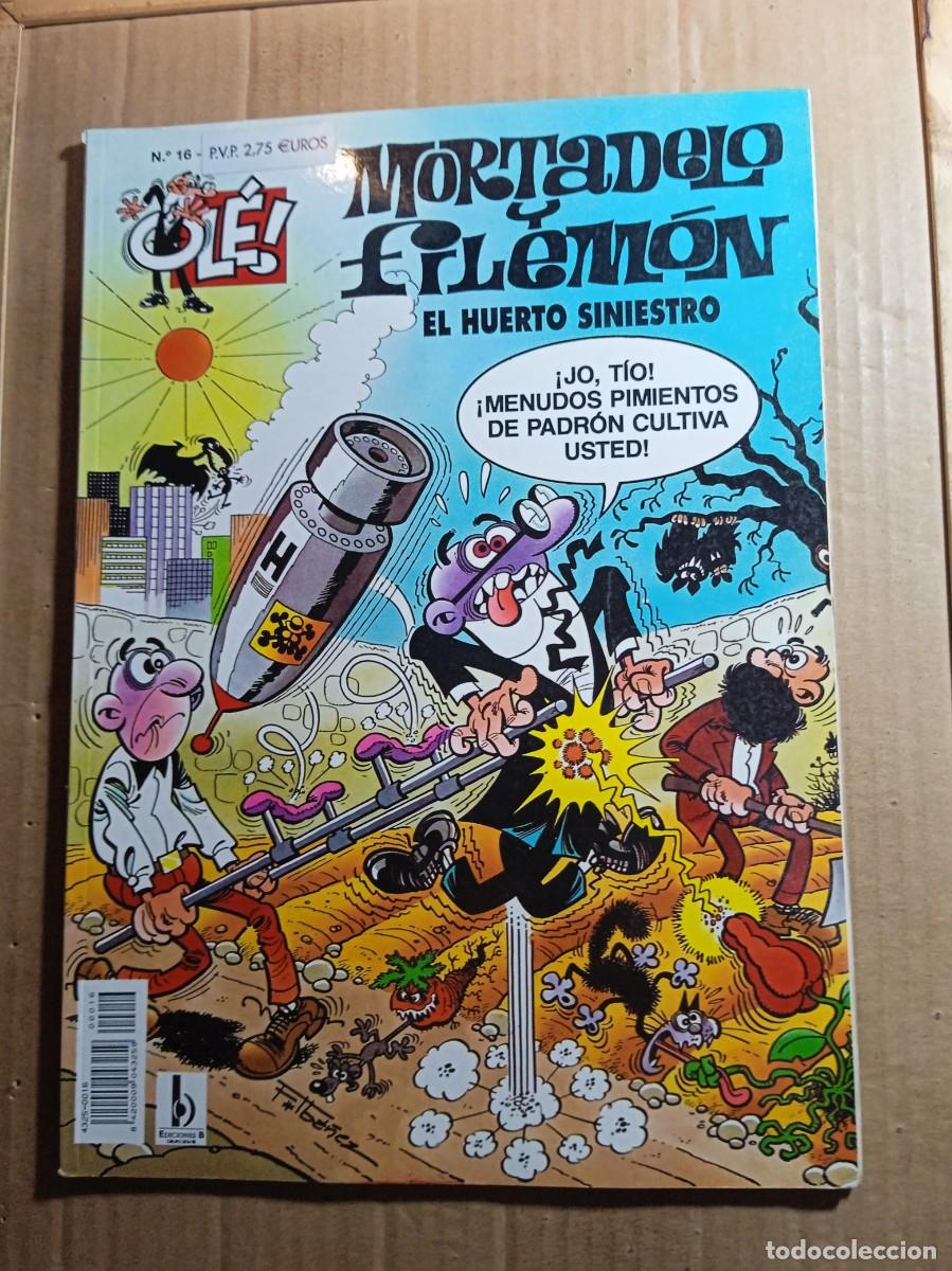 Comics: TEBEO DE OLE MORTADELO Y FILEMON EN EL HUERTO SINIESTRO DEL A&Ntilde;O 1999 N&ordm; 16