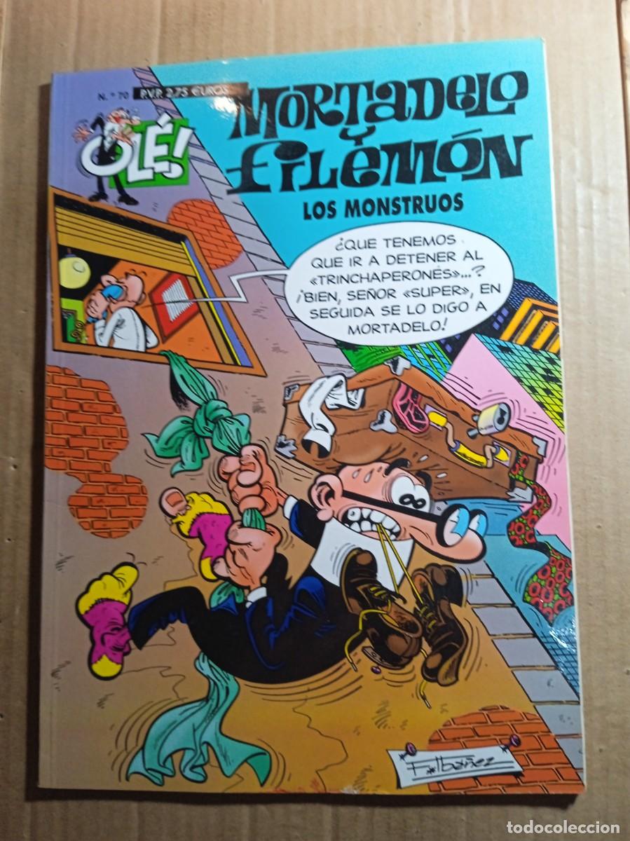 Livros de Banda Desenhada: TEBEO DE OLE MORTADELO Y FILEMON EN LOS MONSTRUOS DEL A&Ntilde;O 1999 N&ordm; 70