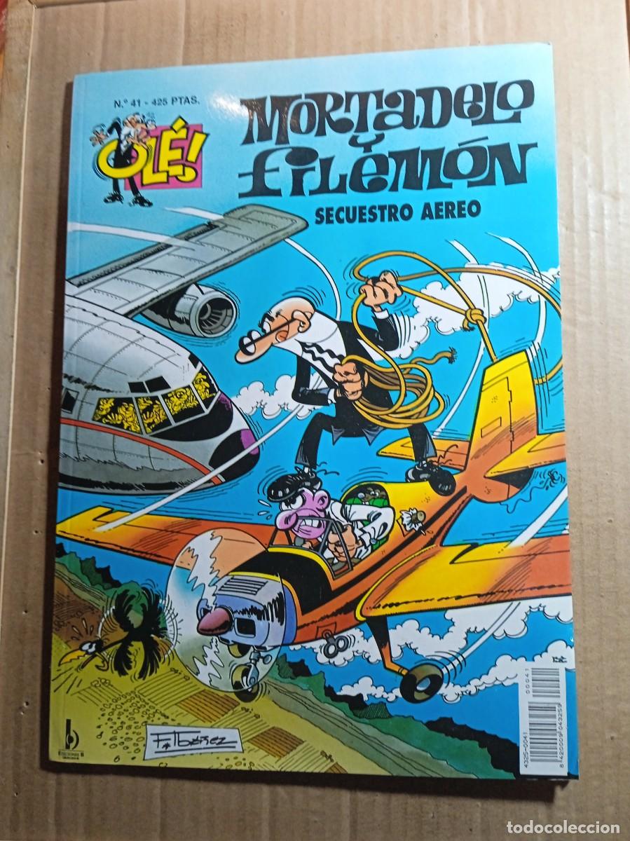 Livros de Banda Desenhada: TEBEO DE OLE MORTADELO Y FILEMON EN SECUESTRO AEREO DEL A&Ntilde;O 1999 N 41