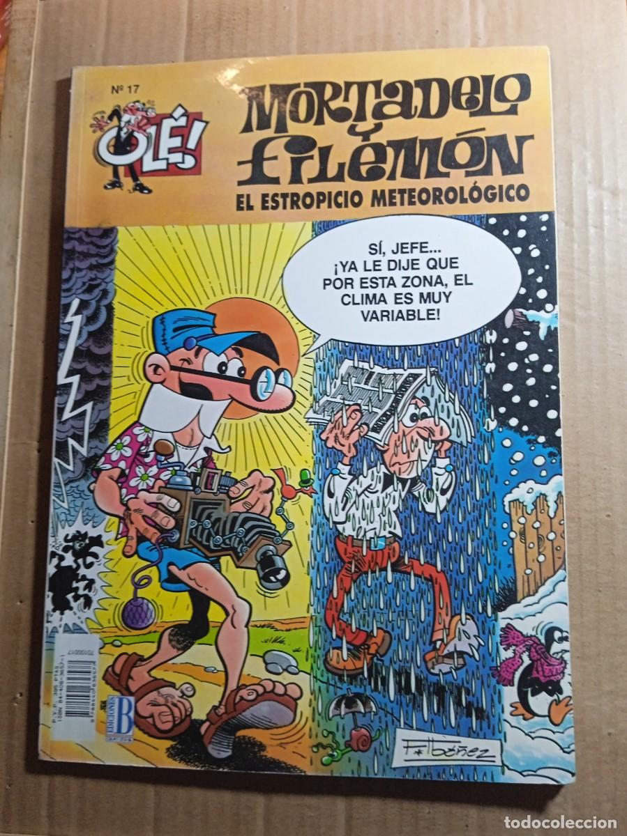 Tebeos: TEBEO DE OLE MORTADELO Y FILEMON EN EL ESTROPICIO METEOROLOGICO DEL A&Ntilde;O 1996 N&ordm; 17