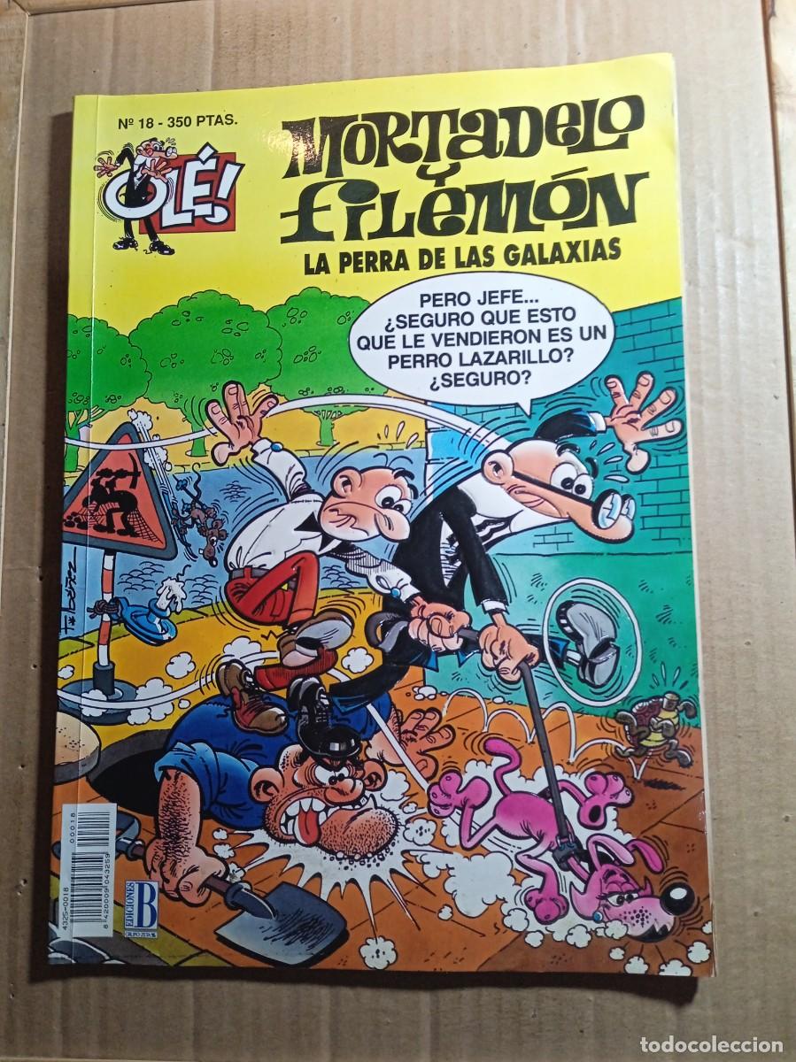 Livros de Banda Desenhada: TEBEO DE OLE MORTADELO Y FILEMON EN LA PERRA DE LAS GALAXIAS DEL A&Ntilde;O 1993 N&ordm; 18