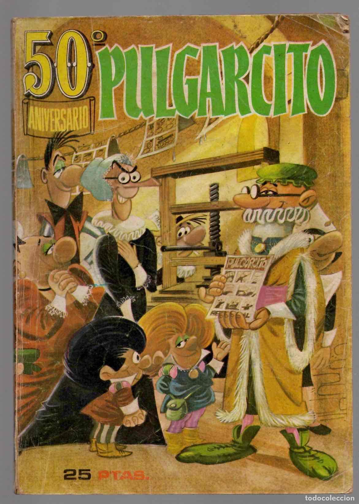 Tebeos: PULGARCITO 50&ordm; ANIVERSARIO. A&Ntilde;O 1971