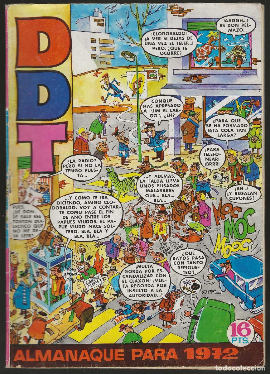 Tebeos: DDT -- EXTRA DE VERANO 1971 + ALMANAQUE 1972 - Foto 2