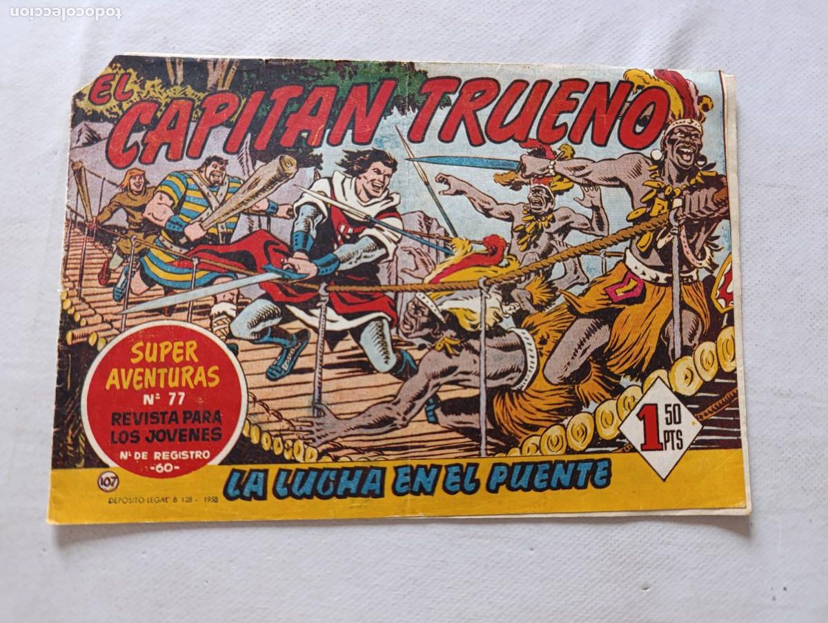 Tebeos: EL CAPITAN TRUENO N&ordm; 107 - BRUGUERA - ORIGINAL (HT)