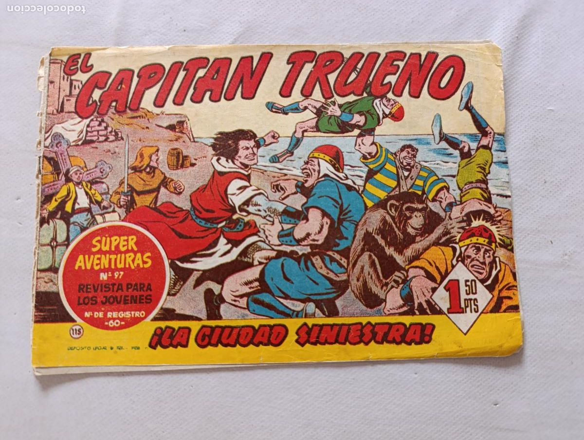 Tebeos: EL CAPITAN TRUENO N&ordm; 115 - BRUGUERA - ORIGINAL (HT)