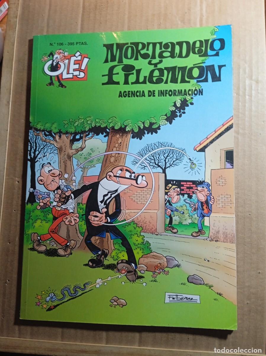 Livros de Banda Desenhada: TEBEO DE OLE MORTADELO Y FILEMON EN AGENCIA DE INFORMACION DEL A&Ntilde;O 1998 N&ordm; 106