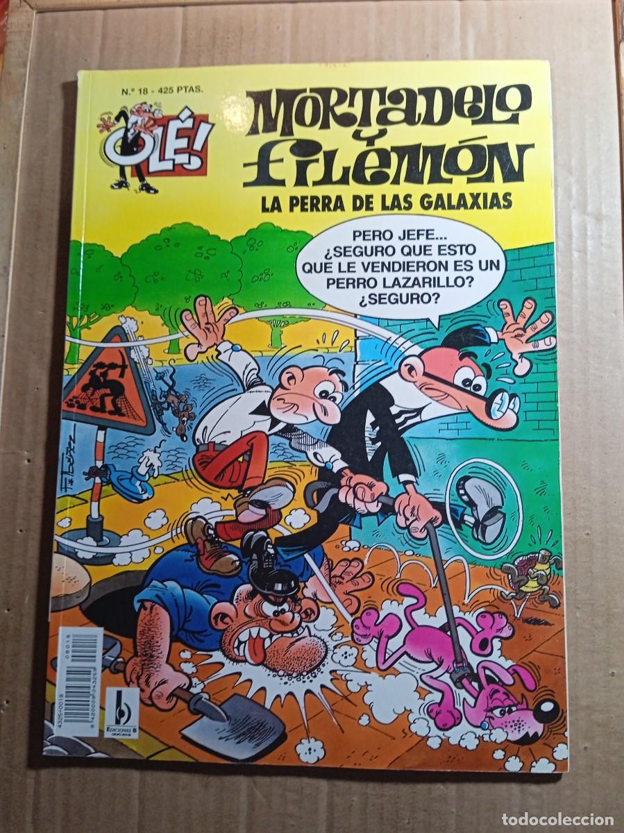 Tebeos: TEBEO DE OLE MORTADELO Y FILEMON EN LA PERRA DE LAS GALAXIAS DEL A&Ntilde;O 1999 N&ordm; 18