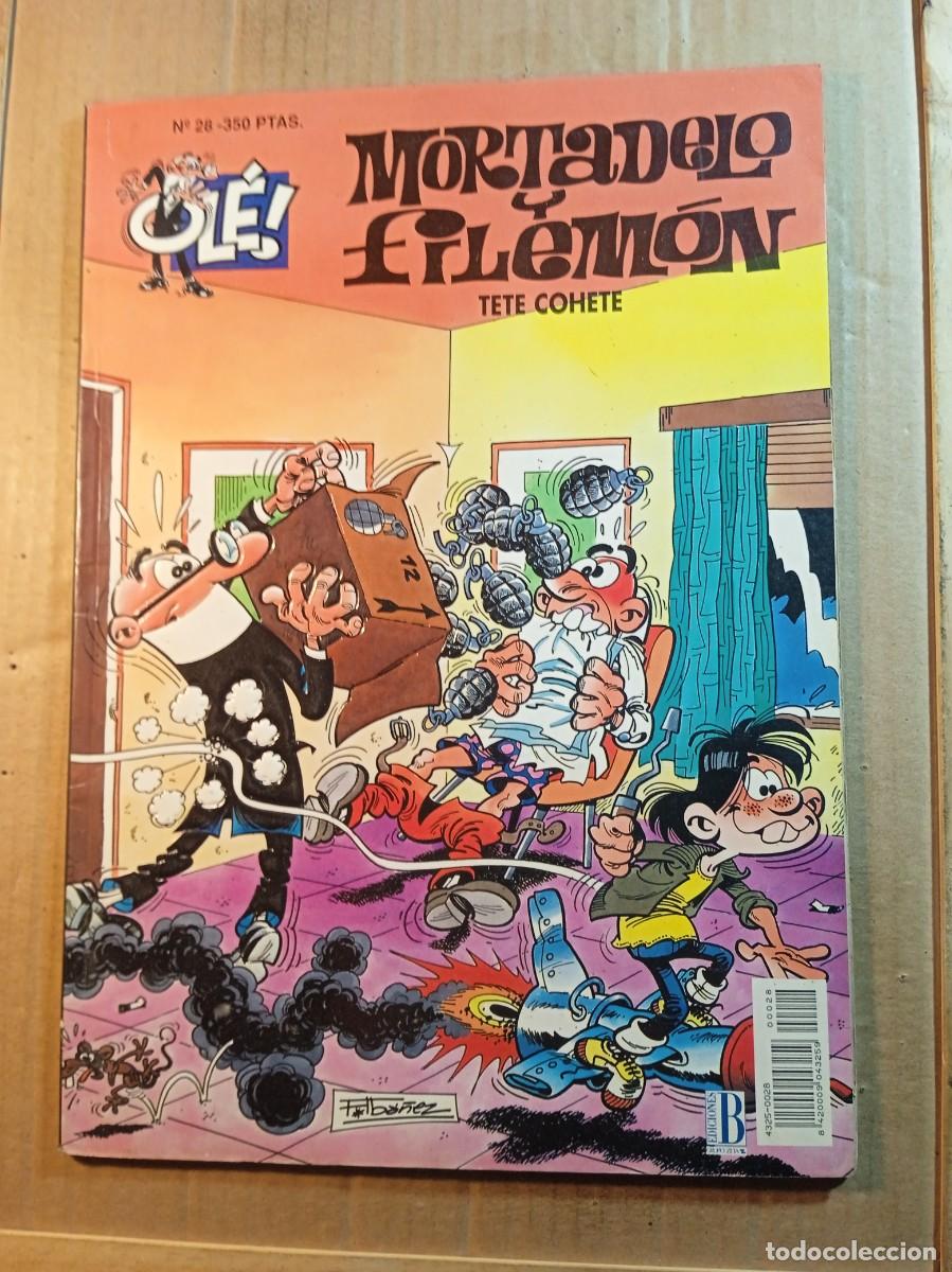 Comics: TEBEO DE OLE MORTADELO Y FILEMON EN TETE COHETE DEL A&Ntilde;O 1993 N&ordm; 28