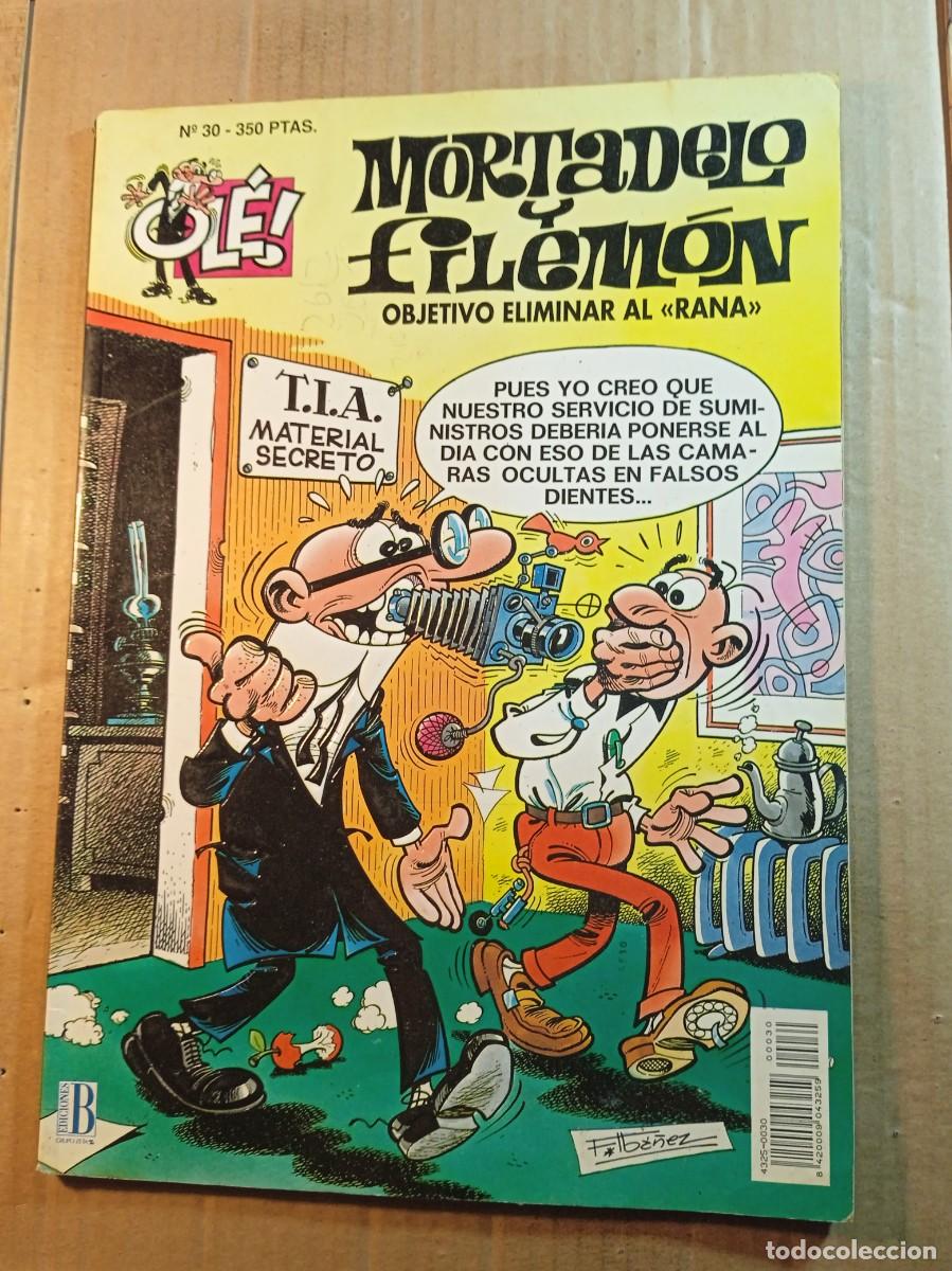 BDs: TEBEO DE OLE MORTADELO Y FILEMON EN OBJETIVO ELIMINAR AL RANA DEL A&Ntilde;O 1993 N&ordm; 30