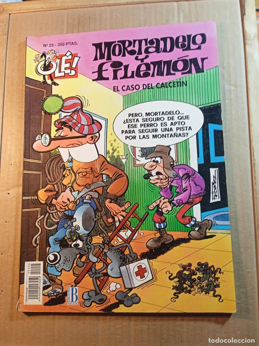 BDs: TEBEO DE OLE MORTADELO Y FILEMON EN EL CASO DEL CALCETIN DEL A&Ntilde;O 1993 N&ordm; 25