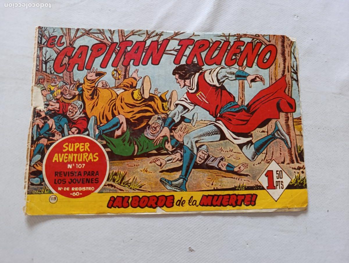 Tebeos: EL CAPITAN TRUENO N&ordm; 119 - BRUGUERA - ORIGINAL (HT)