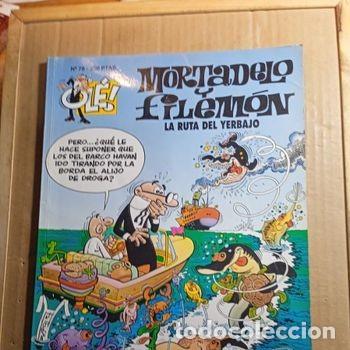 Tebeos: TEBEO DE OLE MORTADELO Y FILEMON EN LA RUTA DEL YERBAJO DEL A&Ntilde;O 1994 N&ordm; 78