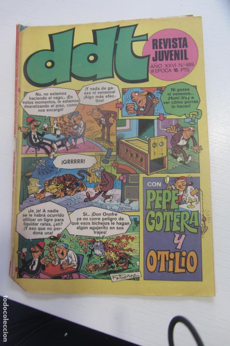 Tebeos: DDT 3&ordf; epoca. N&ordm; 489 BRUGUERA arx125