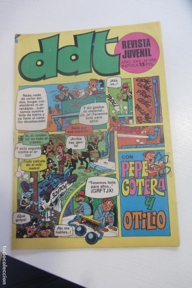Tebeos: DDT 3&ordf; epoca. N&ordm; 456 BRUGUERA arx125