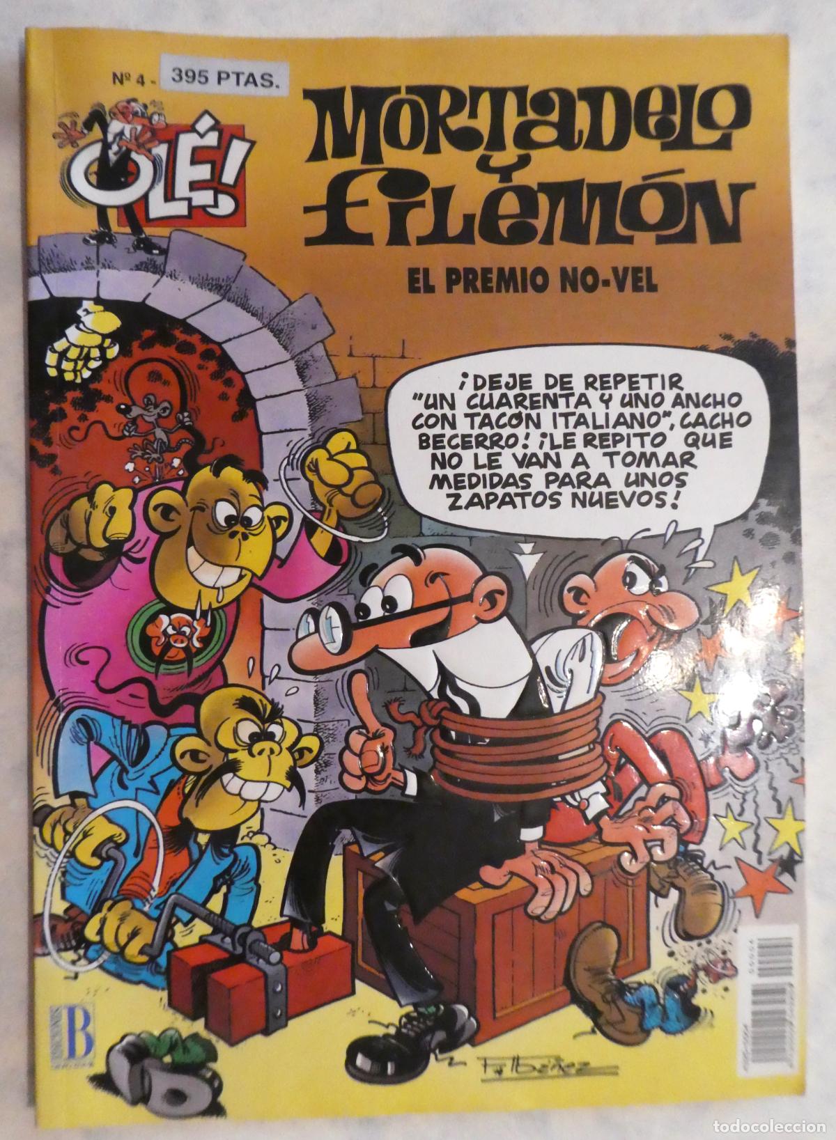Tebeos: MORTADELO Y FILEM&Oacute;N EL PREMIO NO VEL. N.&ordm; 4, 1&ordf; edicion 1993