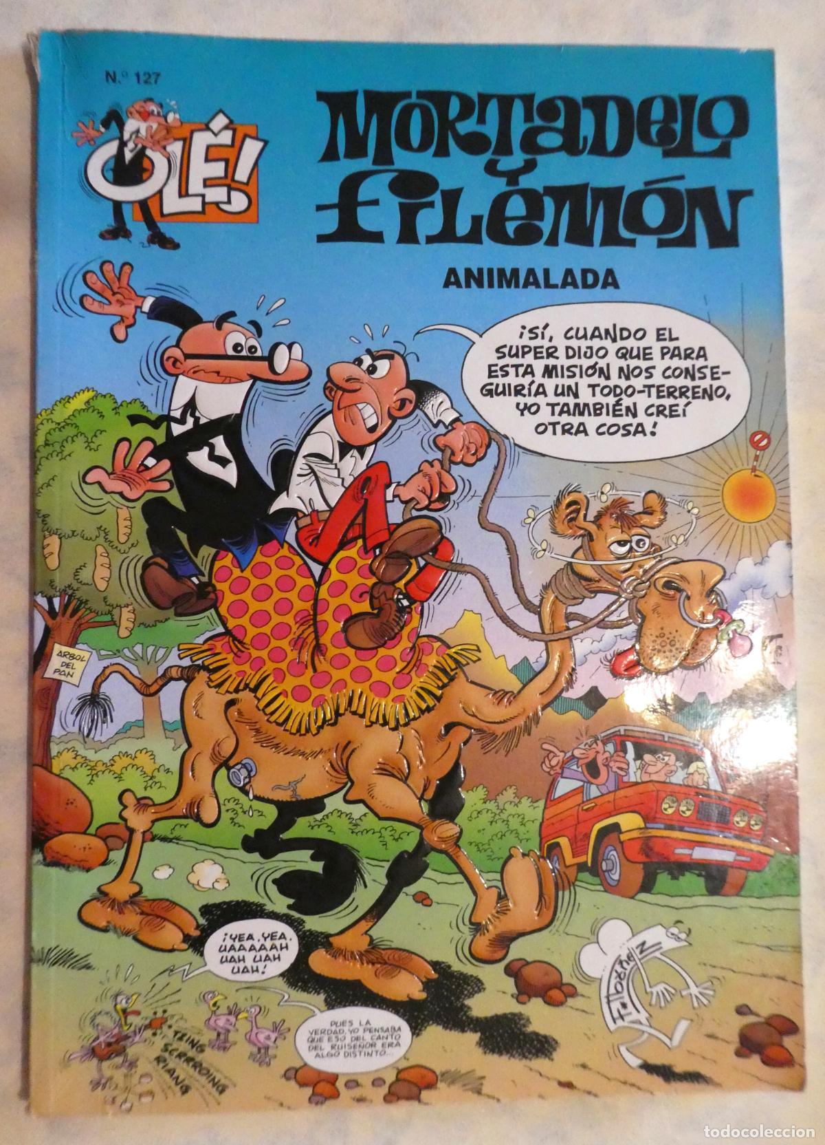 Tebeos: MORTADELO Y FILEM&Oacute;N ANIMALADA. N.&ordm; 127, 1&ordf; edicion 1996
