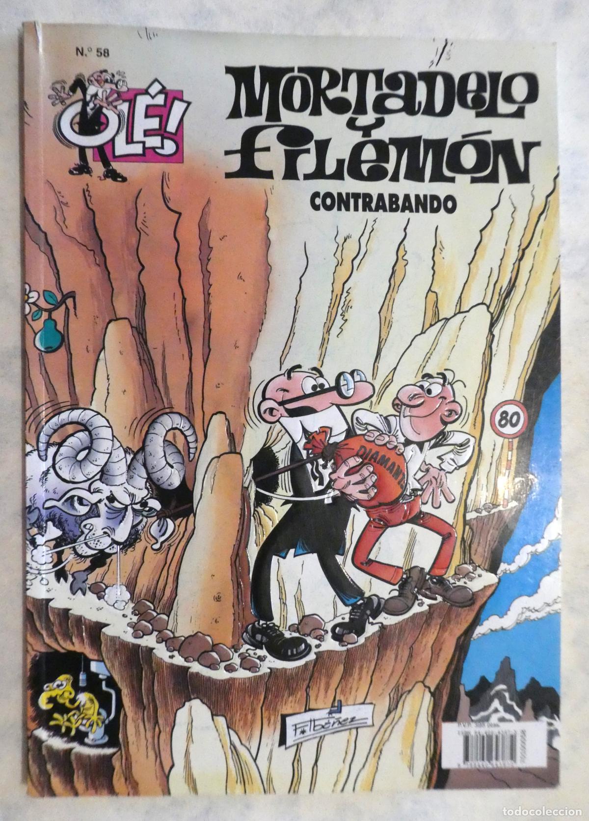 Tebeos: MORTADELO Y FILEM&Oacute;N CONTRABANDO, 2&ordf; edicion 1997