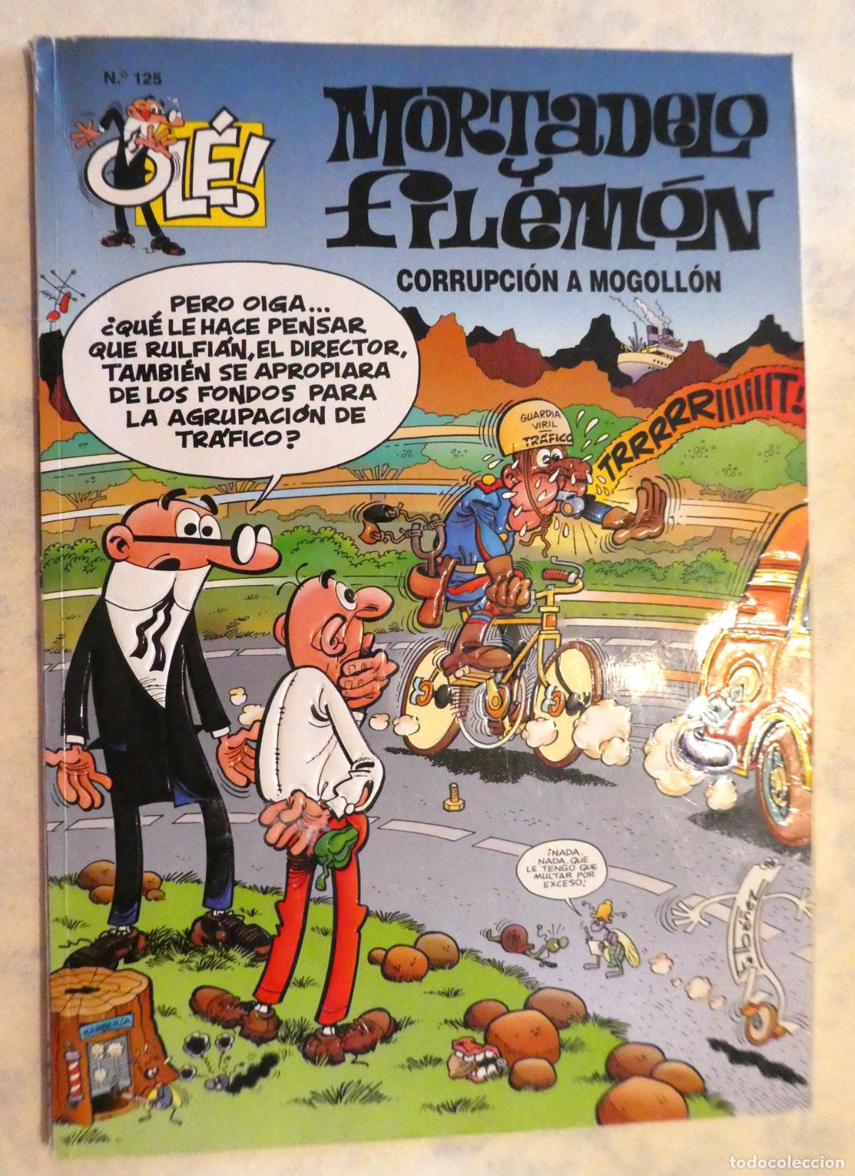 Tebeos: MORTADELO Y FILEM&Oacute;N CORRUPCI&Oacute;N A MOGOLL&Oacute;N N&ordm; 125, 1&ordf; edicion 1996