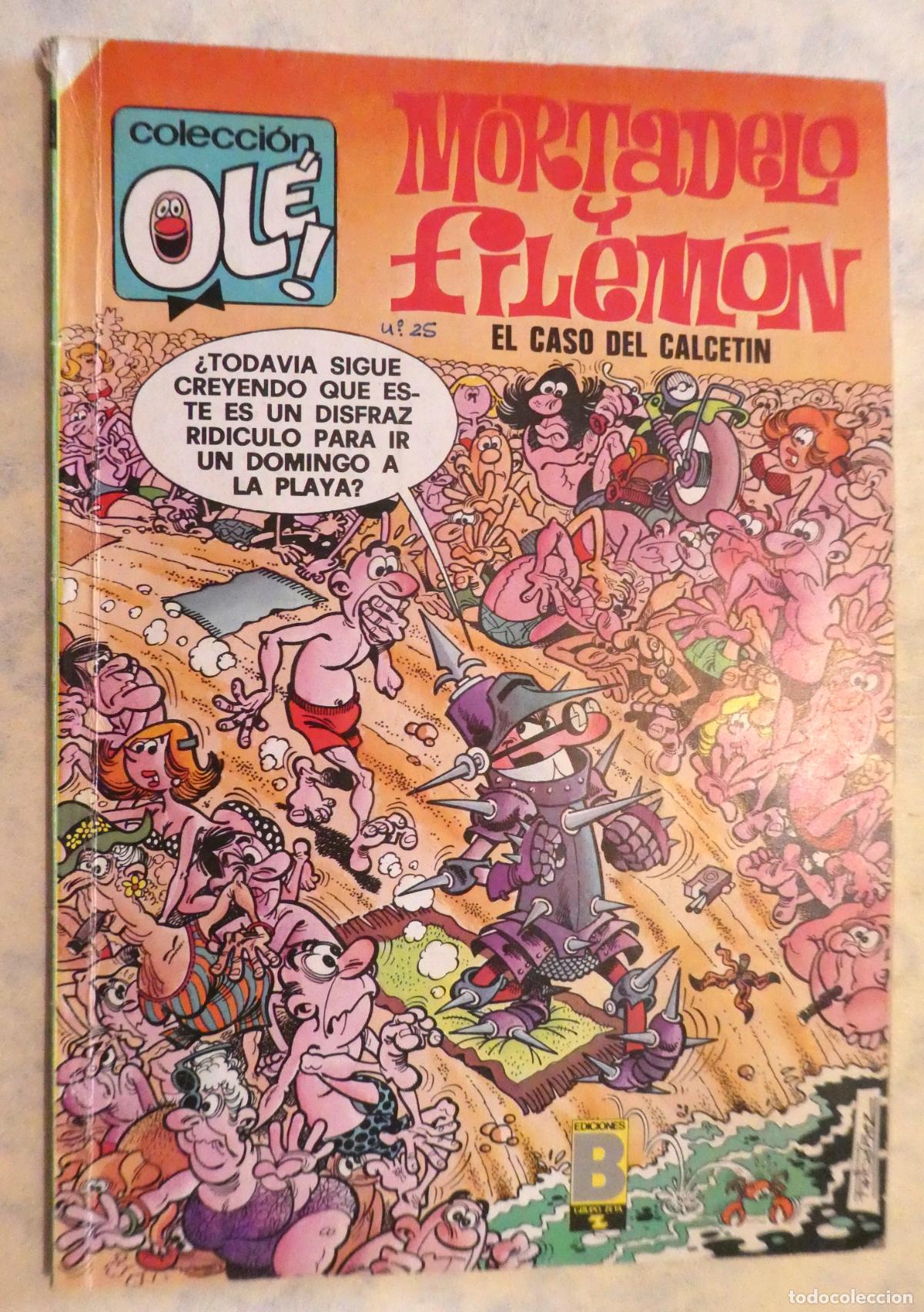 Tebeos: MORTADELO Y FILEM&Oacute;N EL CASO DEL CALCET&Iacute;N. BRUGUERA N&ordm; 139, 1&ordf; edicion 1988