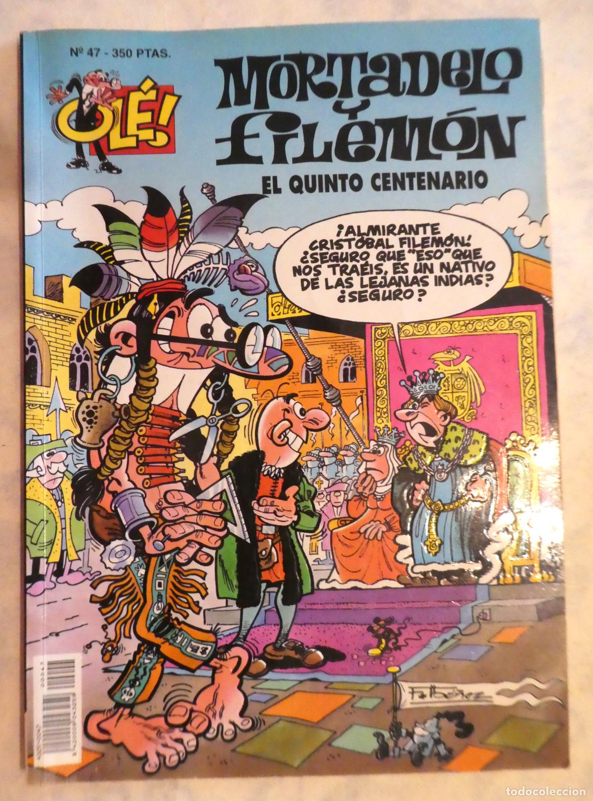 Tebeos: MORTADELO Y FILEM&Oacute;N EL QUINTO CENTENARIO N&ordm; 47, 1&ordf; edicion 1994