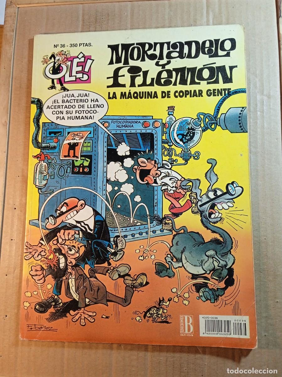 Livros de Banda Desenhada: TEBEO DE OLE MORTADELO Y FILEMON EN LA MAQUINA DE COPIAR GENTE DEL A&Ntilde;O 1993 N&ordm; 36