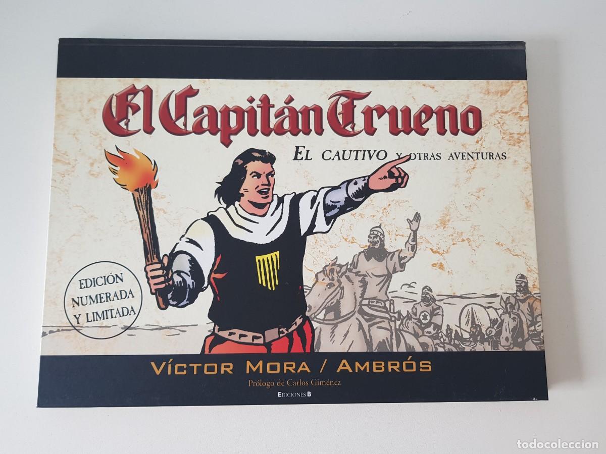 Tebeos: El Capit&aacute;n Trueno El cautivo y otras aventuras V&iacute;ctor Mora Ambr&oacute;s Edici&oacute;n numerada 2007