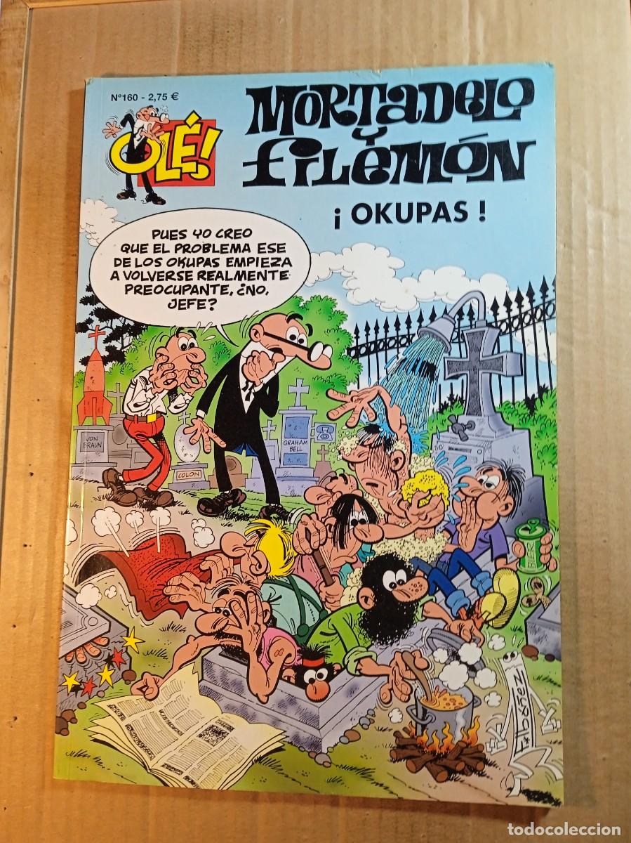 Comics: TEBEO DE OLE MORTADELO Y FILEMON EN OKUPAS DEL A&Ntilde;O 2003 N&ordm; 160