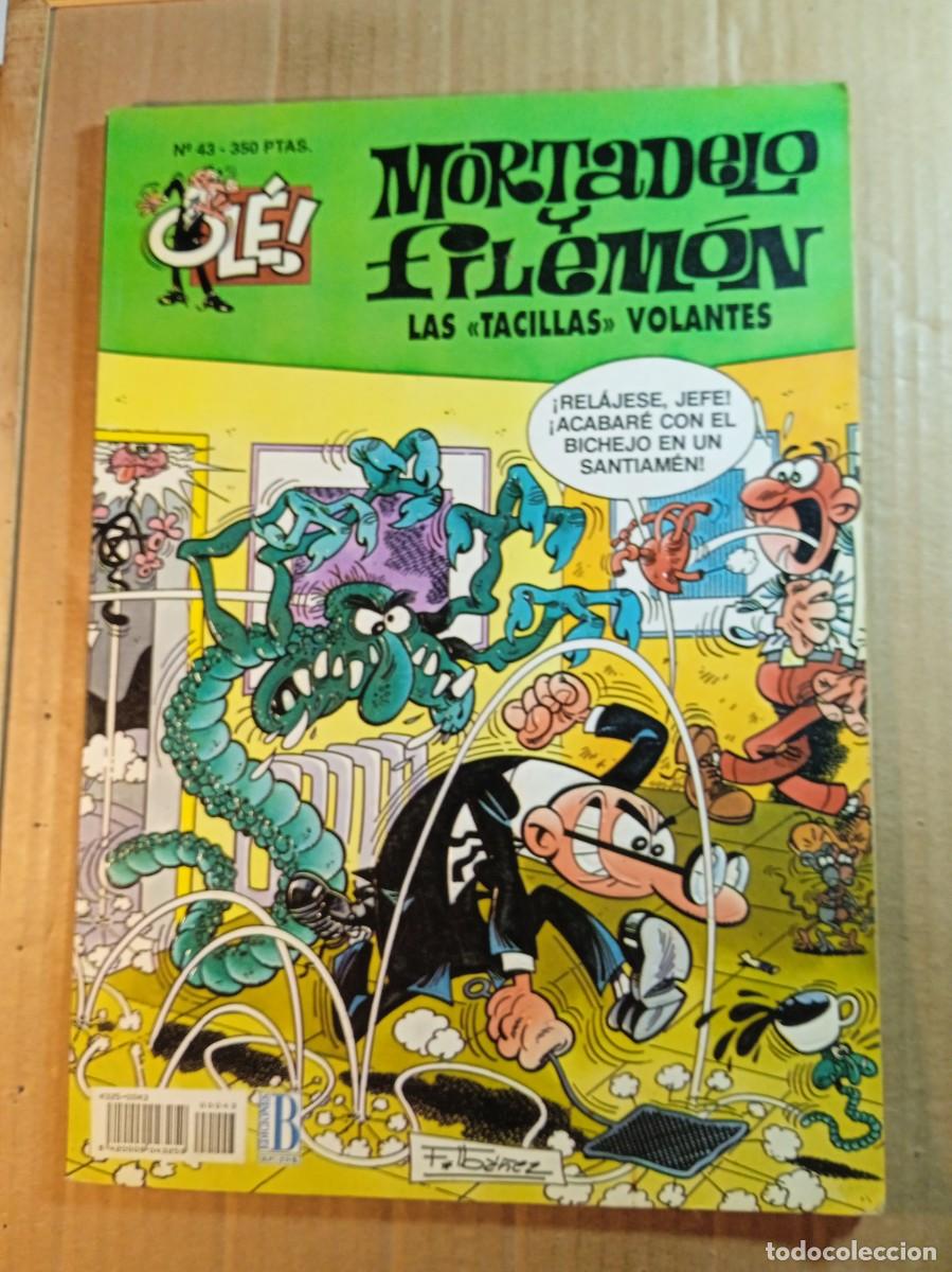Livros de Banda Desenhada: TEBEO DE OLE MORTADELO Y FILEMON EN LAS TACILLAS VOLANTES DEL A&Ntilde;O 1993 N&ordm; 43