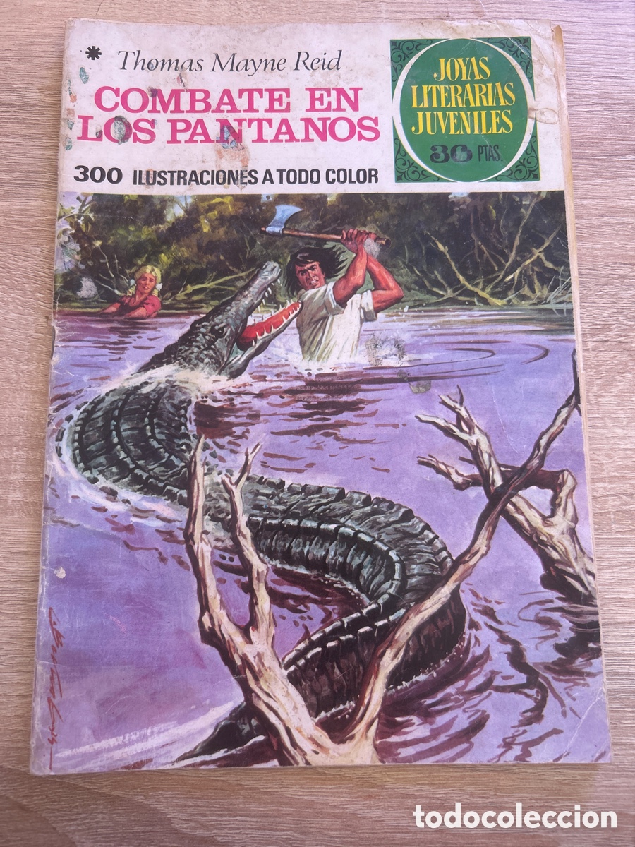 Tebeos: Joyas literarias n&uacute;m 143 combate en los pantanos 2&rsquo;edicion