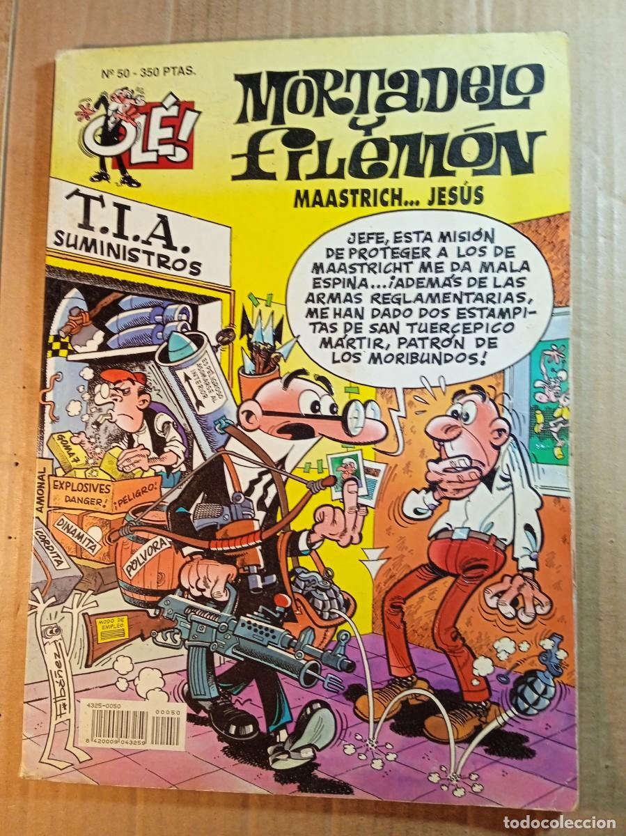 Giornalini: TEBEO DE OLE MORTADELO Y FILEMON EN MAASTRICH... JESUS DEL A&Ntilde;O 1994 N&ordm; 50