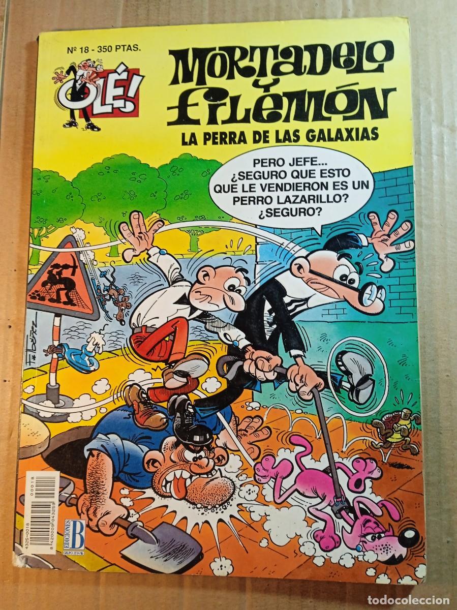 Tebeos: TEBEO DE OLE MORTADELO Y FILEMON EN LA PERRA DE LAS GALAXIAS DEL A&Ntilde;O 1993 N&ordm; 18