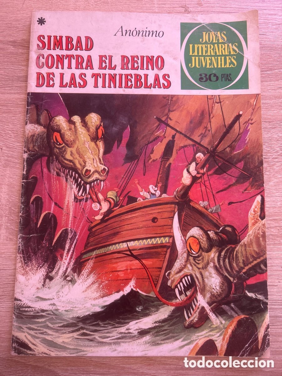 Tebeos: Joyas literarias n&uacute;m 203 Simbad contra el reino de las tinieblas primera edici&oacute;n