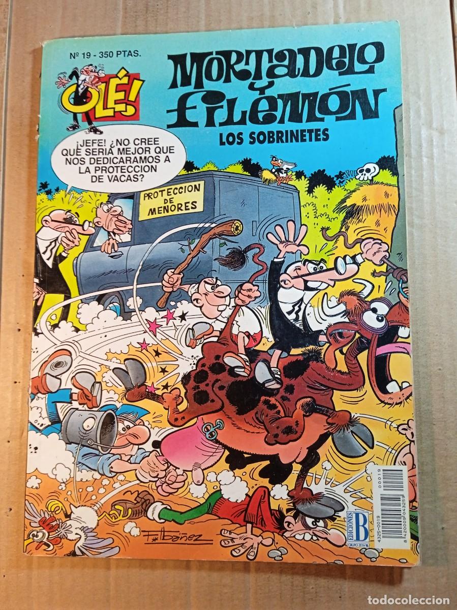 Tebeos: TEBEO DE OLE MORTADELO Y FILEMON EN LOS SOBRINETES DEL A&Ntilde;O 1993 N&ordm; 19