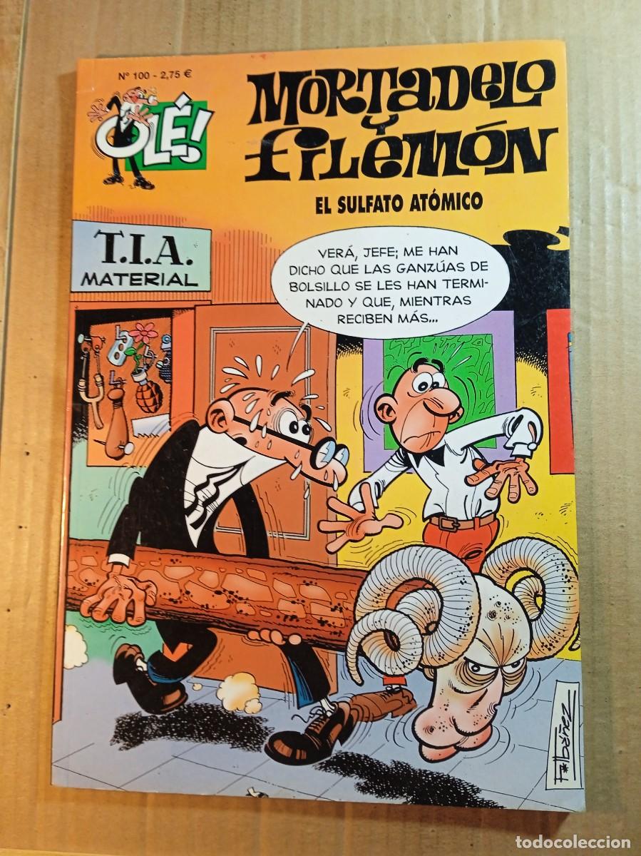 Comics: TEBEO DE OLE MORTADELO Y FILEMON EN EL SULFATO ATOMICO DEL A&Ntilde;O 2003 N&ordm; 100