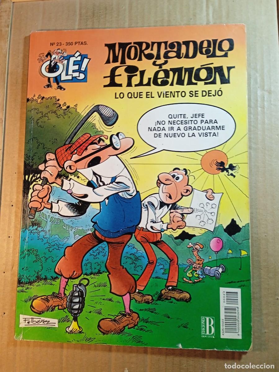 Tebeos: TEBEO DE OLE MORTADELO Y FILEMON EN LO QUE EL VIENTO SE DEJO DEL A&Ntilde;O 1993 N&ordm; 23
