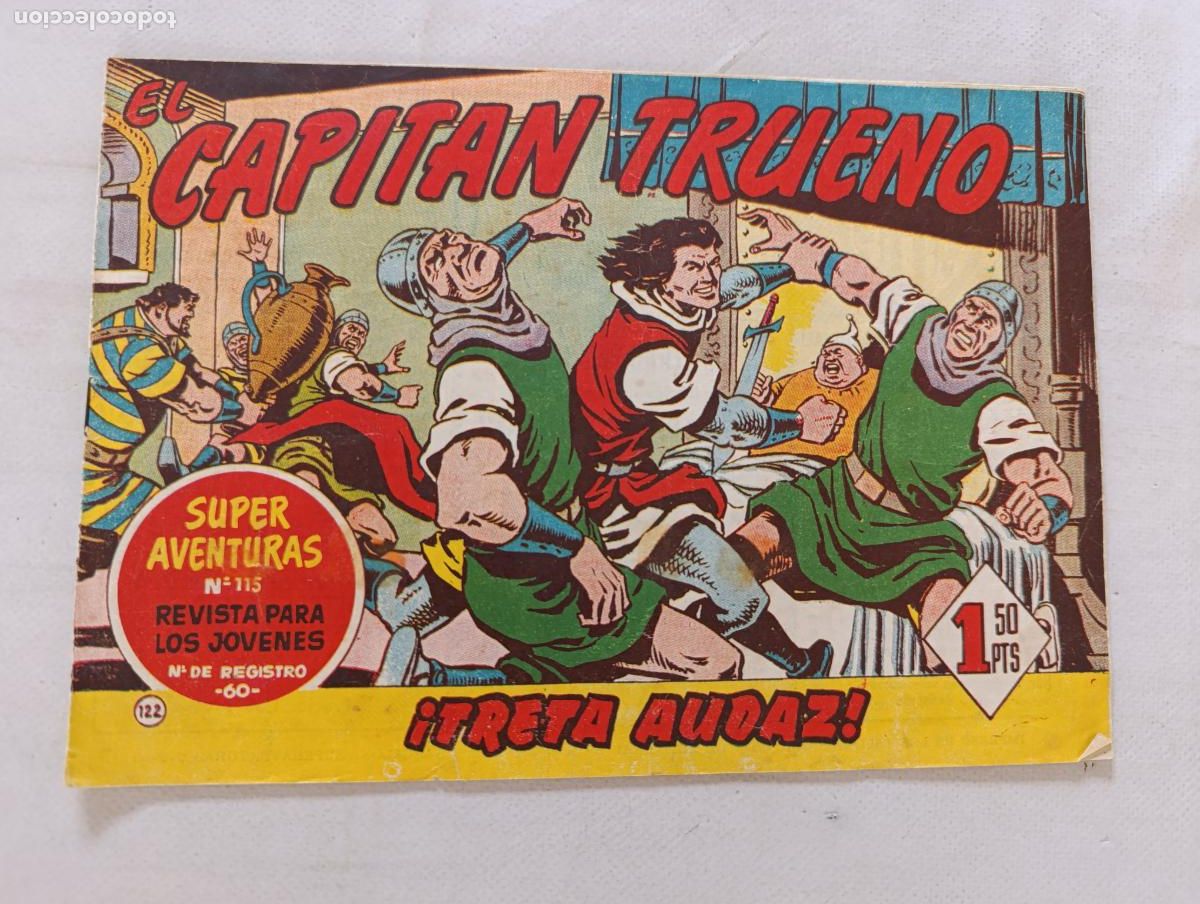 Tebeos: EL CAPITAN TRUENO N&ordm; 122 - BRUGUERA - ORIGINAL (HT)
