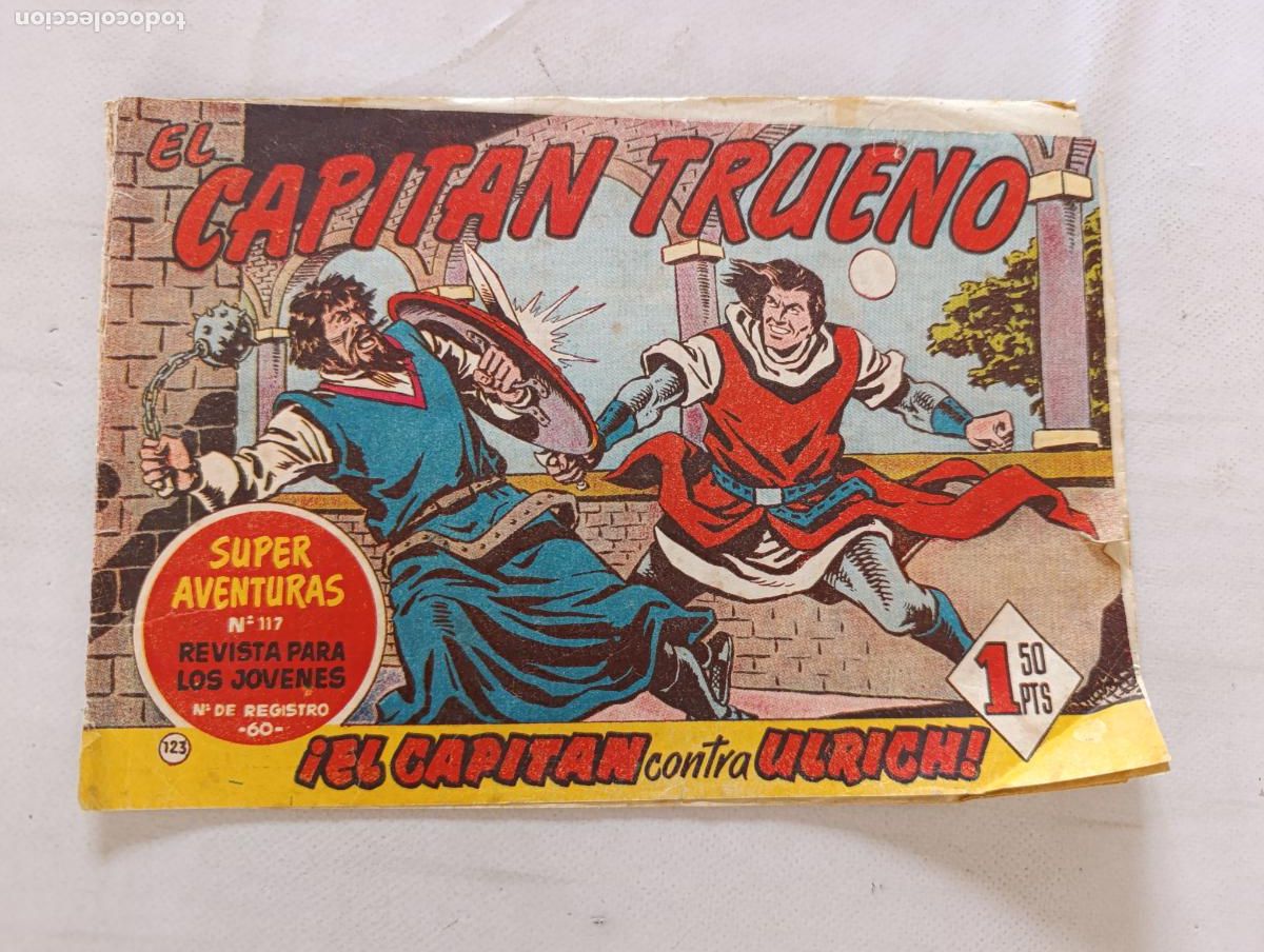 Tebeos: EL CAPITAN TRUENO N&ordm; 123 - BRUGUERA - ORIGINAL (HT)