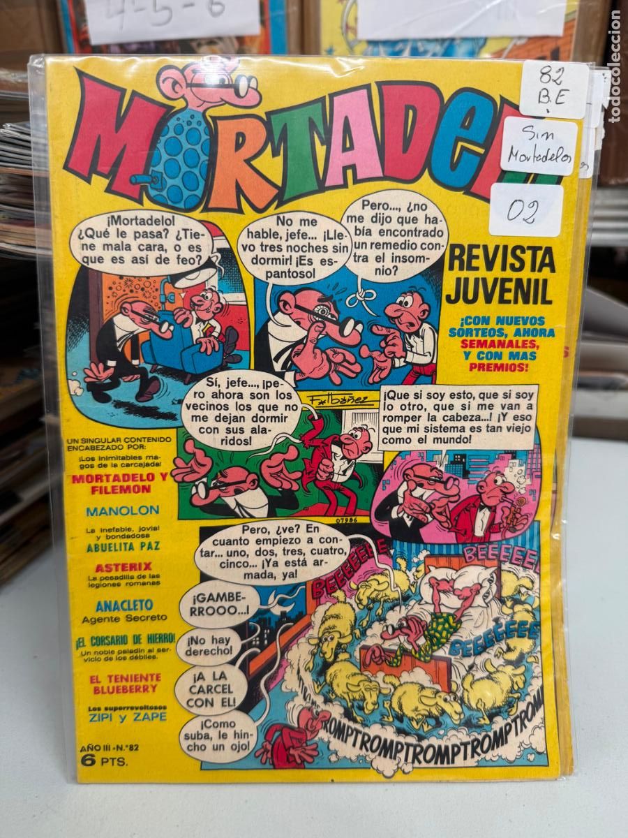 Tebeos: mortadelo editorial bruguera numero 82 mortadelos recortados