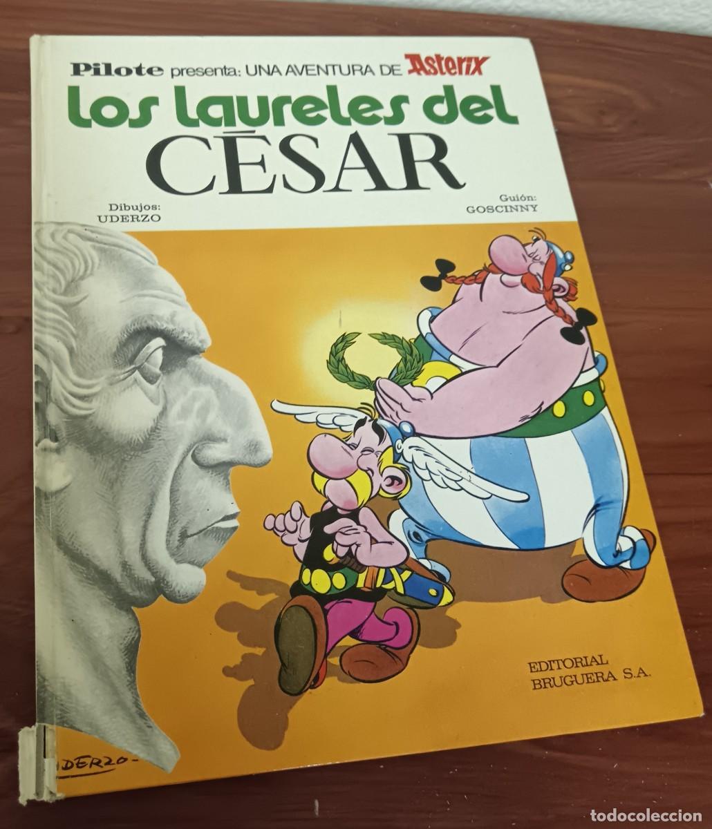 Tebeos: ASTERIX LOS LAURELES DEL C&Eacute;SAR UDERZO GOSCINNY PILOTE EDITORIAL BRUGUERA A&Ntilde;O 1972