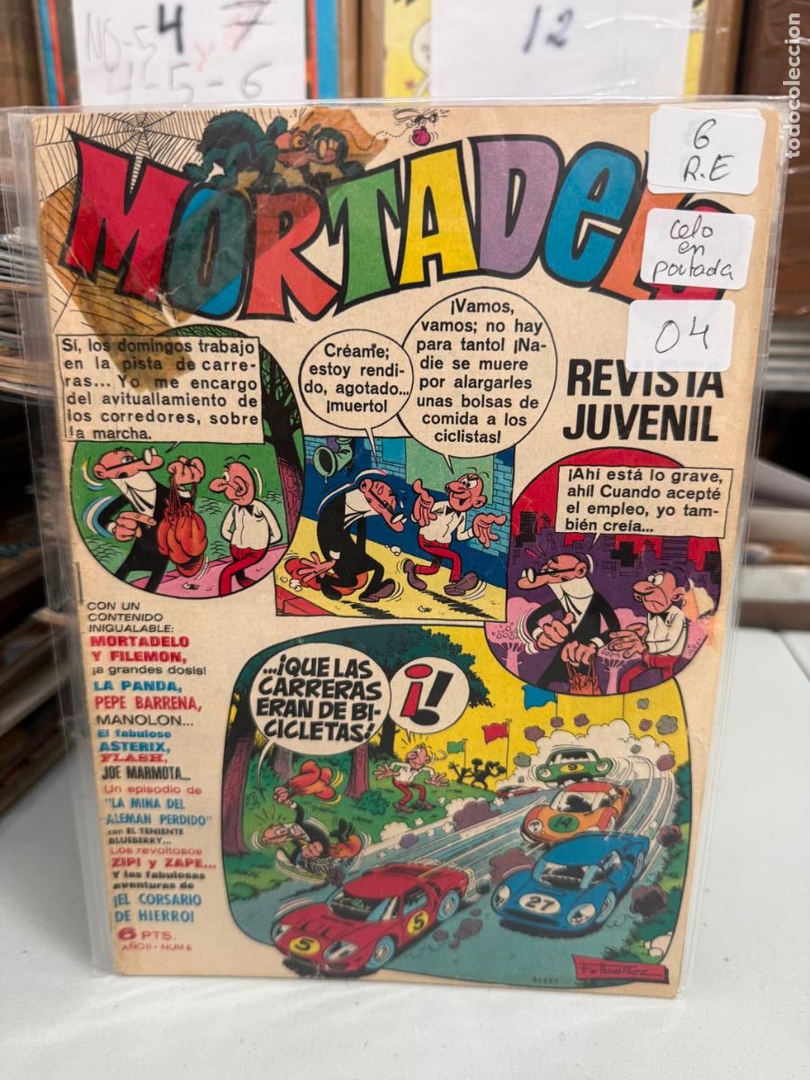 Tebeos: MORTADELO EDITORIAL BRUGUERA NUMERO 6 CELO EN PORTADA