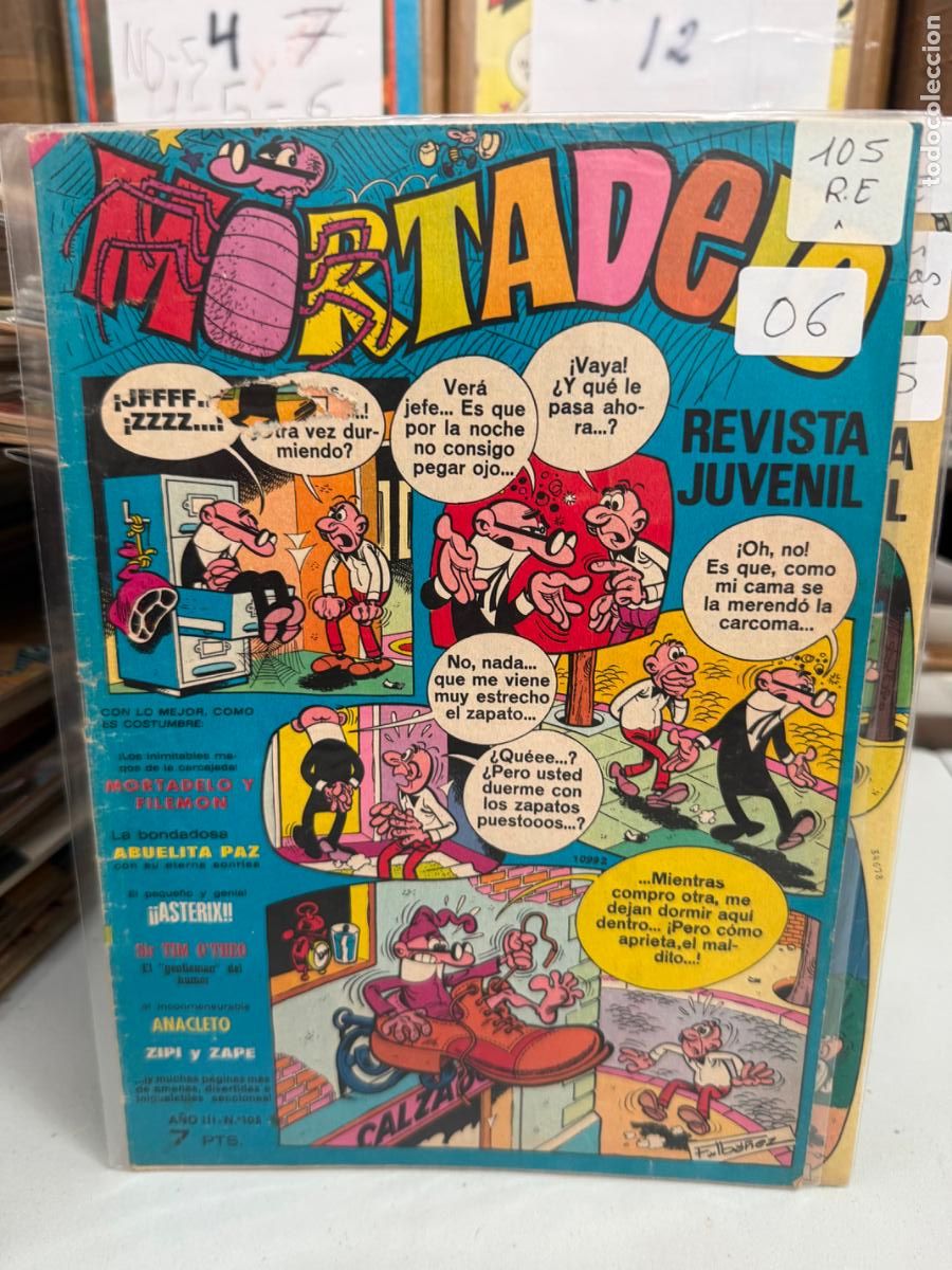 Tebeos: MORTADELO EDITORIAL BRUGUERA NUMERO 105