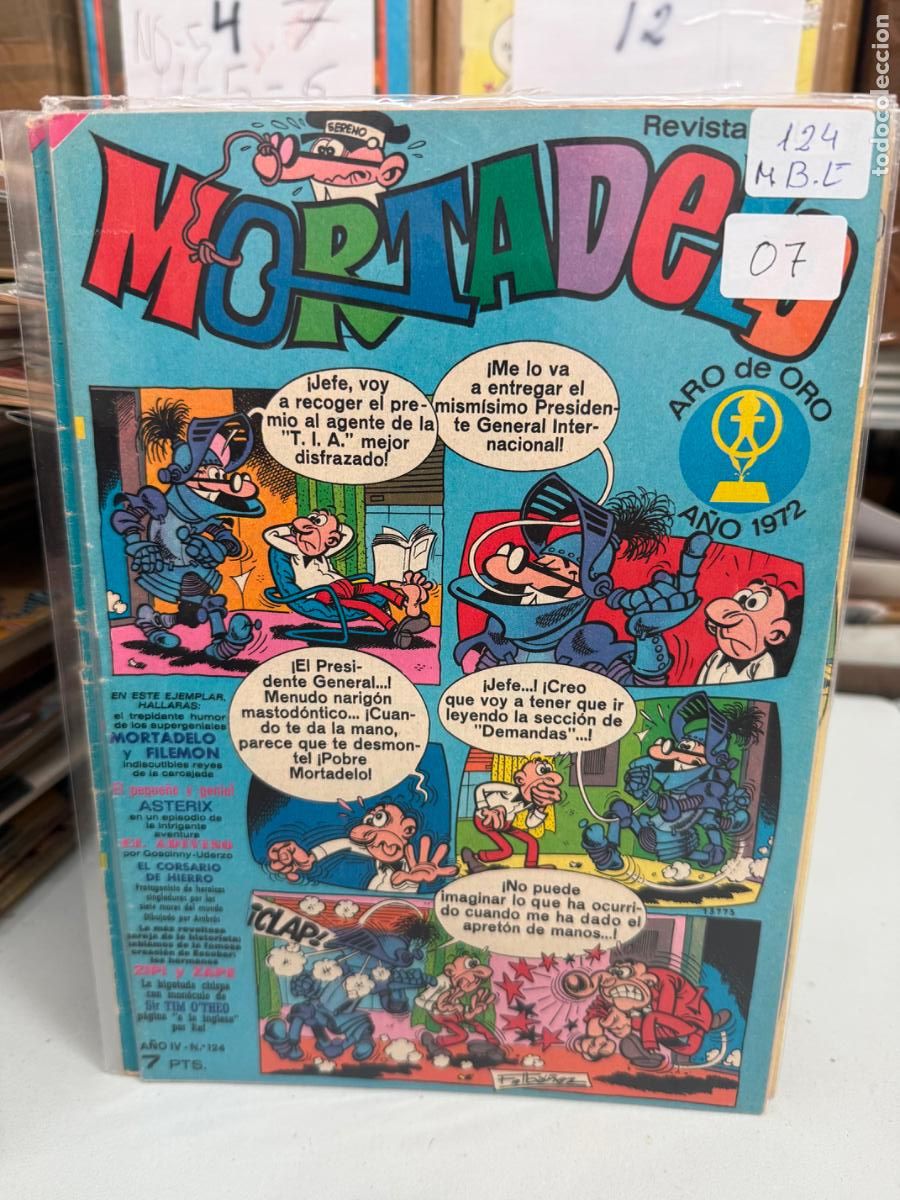 Tebeos: MORTADELO EDITORIAL BRUGUERA NUMERO 124