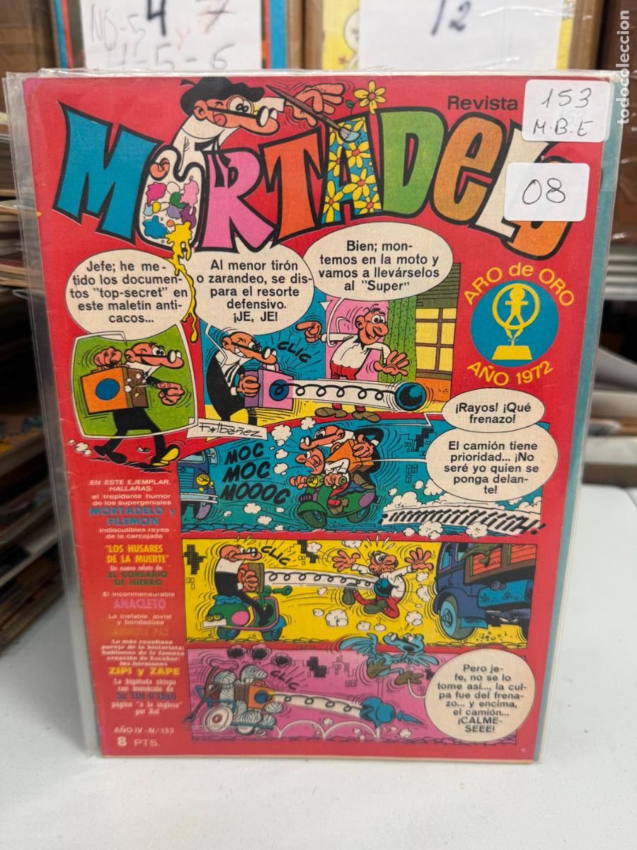 Tebeos: MORTADELO EDITORIAL BRUGUERA NUMERO 153