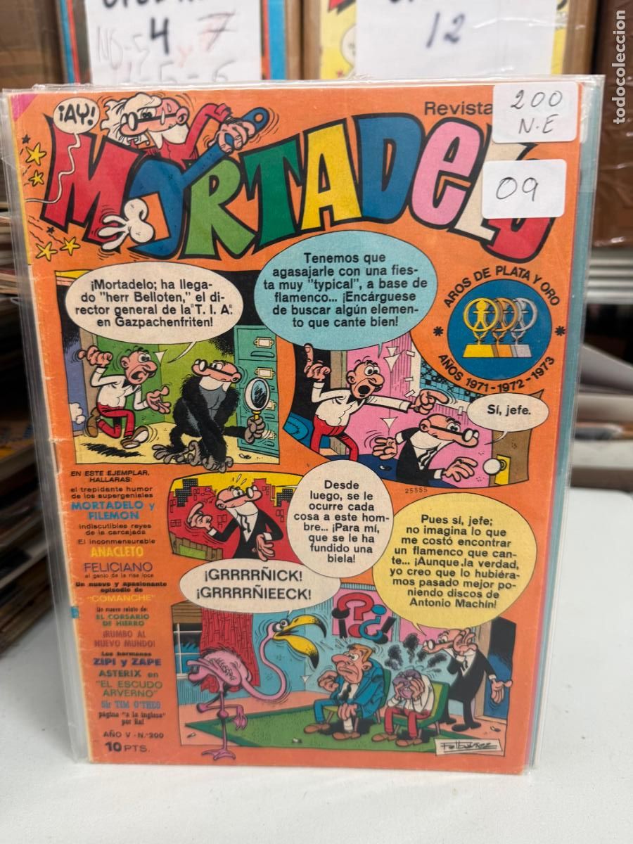 Tebeos: MORTADELO EDITORIAL BRUGUERA NUMERO 200
