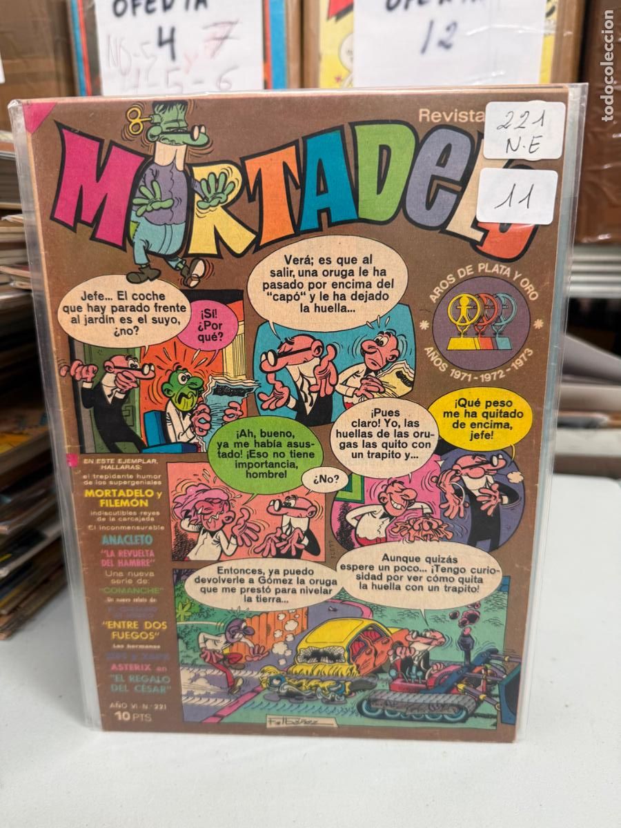 Tebeos: MORTADELO EDITORIAL BRUGUERA NUMERO 221