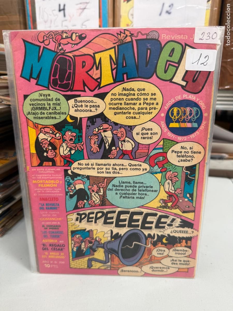 Tebeos: MORTADELO EDITORIAL BRUGUERA NUMERO 230