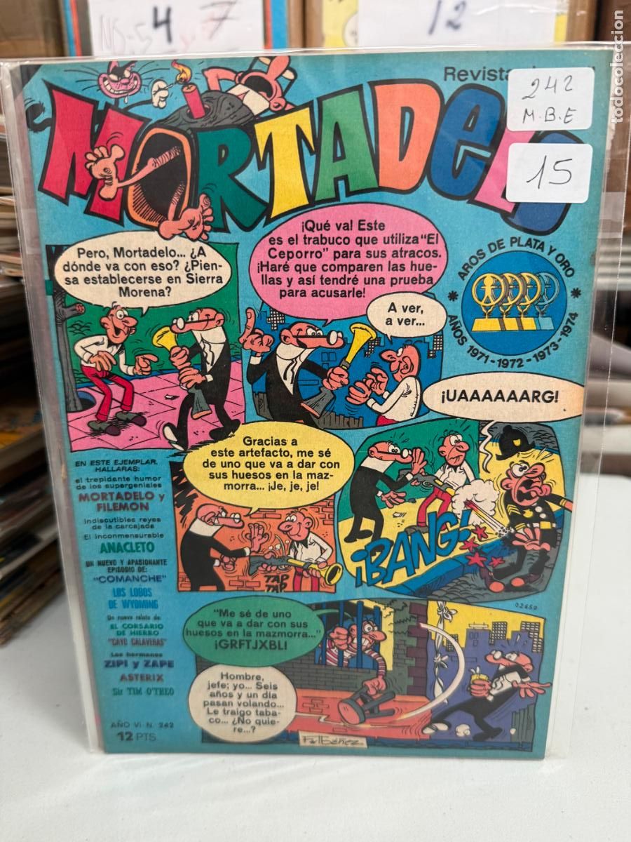 Tebeos: MORTADELO EDITORIAL BRUGUERA NUMERO 242