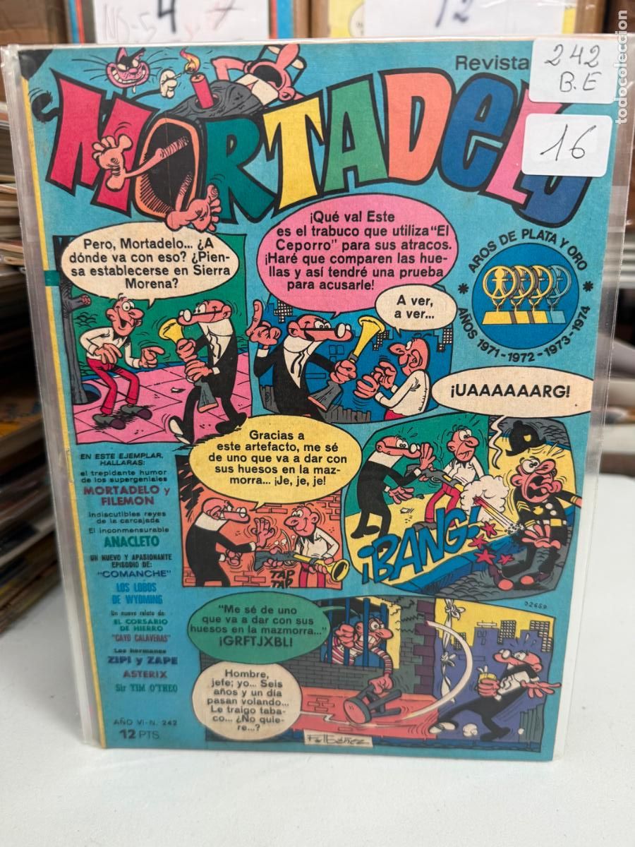 Tebeos: MORTADELO EDITORIAL BRUGUERA NUMERO 242